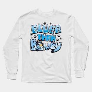 bluey funny Long Sleeve T-Shirt